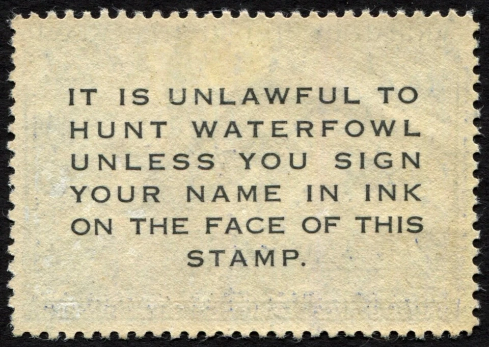 RW19 VF MLH 1952 US Federal Migratory Waterfowl Duck Stamp Harlequins - Image 3 of 3