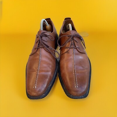 Cole Haan Mens Brown Leather Oxford Derby C06400 Dress Shoes Size 10.5 M Cole Haan Mens Brown Leather Oxford Derby C06400 Dress Shoes  main image 3