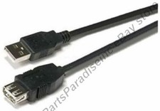 Lot2 15ft long USB2.0 A Male Female Extension Camera/Webcam/Printer Cable BLACK