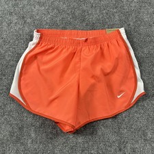 Nike Dri-FIT Running Shorts Kids Large Orange Standard Fit Track Mesh Athletic