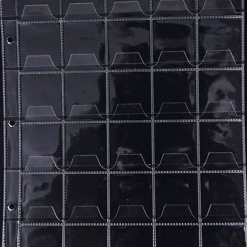 10Page 42Pocket Coin Holder Collection Storage Plastic Money Album Case Envelope - Picture 2 of 4