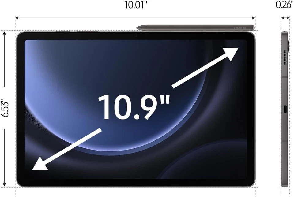 Samsung Galaxy Tab S9 FE · 128GB · Wi-Fi + Cellular, foto 2 de 5