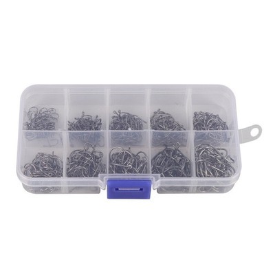 Kit Angelhaken Fischen Fisch Mit Schachtel Köderhalter Werkzeug Zubehör