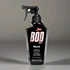 Bod Man Black by Parfums De Coeur Body Spray 8oz Men’s Cologne NEW! FRESH