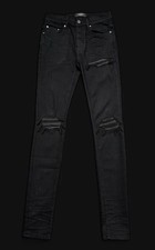 AUTHENTIC AMIRI MX1 BLACK PATCH distressed Sk...