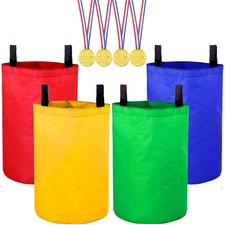 Potato Sack Race Bags, Colorful Durable Sack Race Bags Outdoor Lawn Games for Ki