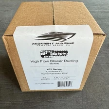 High Flow Marine Blower Ducting (Black) 402 Series Sierra Vinyvent Hose (4" I...