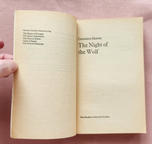 The Nght of the Wolf by Constance Heaven, 1977, Paperback - Picture 3 of 14