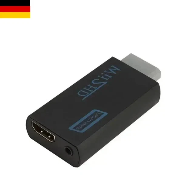 Nintendo Wii to HDMI Adapter Converter Full-HD TV 1080p HDMI Cable NEW - Bild 4 von 4