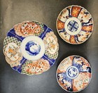 Lot of 3 Vintage Imari Japanese Plates