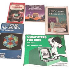 Vtg Atari 1980's Computer Programming Gaming Books Excellent