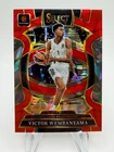 2025 Panini Select EuroLeague Basketball Red Cracked Ice Victor Wembanyama #36