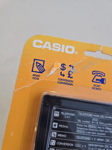 Vintage Casio DC-2000 S DATA BANK 130 Items Hand Held NIB Telephone Directory - Bild 4 von 4