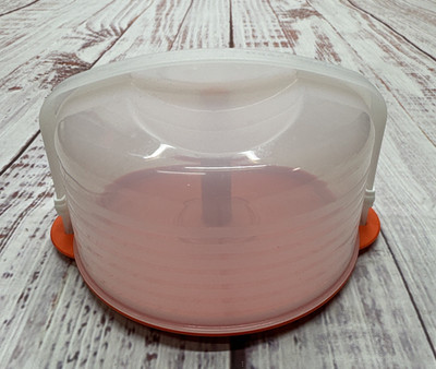 Vintage Tupperware Mini Cake Taker Kids Toy Collectible  5''  6183 A-3