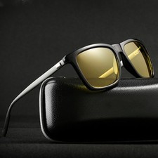 Herren Nachtfahrbrille Autofahren Sonnenbrille Polarisiert Night Vision Goggles