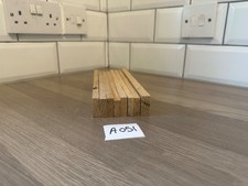 8 pack - Ash Hardwood Timber Strips L23.5xW2.5/3xD1cm - Wood DIY Crafts (A051)