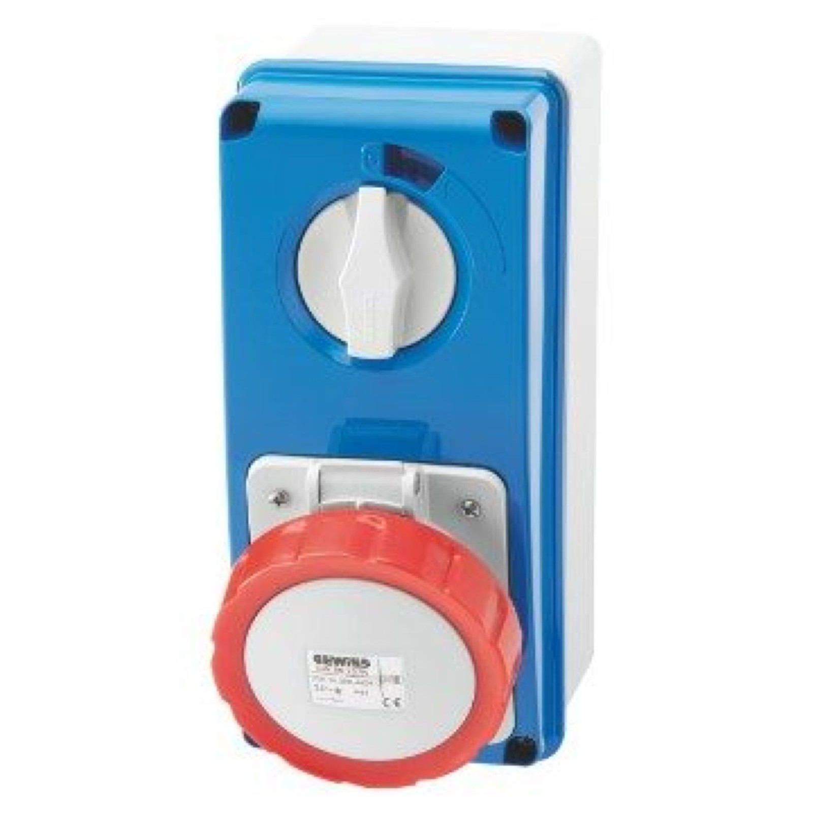 Gewiss GW66220N IP67 32A Outdoor Power Outlet 400V 3P+N+T