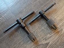 Lot of 2 T-handle Chuck Tap Wrenches Made in USA: GTD #332 & TRW #338
