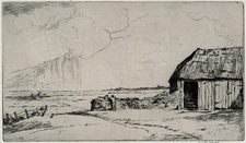 Martin Hardie (1875-1952) Signed Etching - Expecting Rain Kent - 20th Century