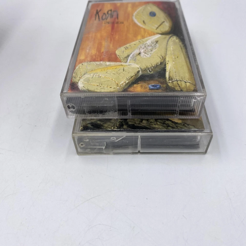 Vintage Korn Cassette Tapes Lot Follow the Leader 1998 Issues 1999 Nu Metal Foto 4 de 4