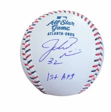 Jacob Misiorowski Signed All Star Baseball Milwaukee Brewers Auto COA “1st ASG”