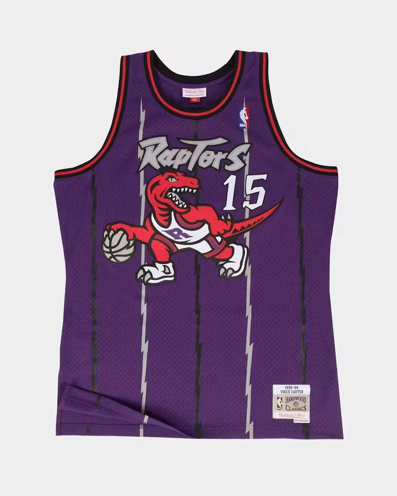 Mitchell & Ness Toronto Raptors 1998 Vince Carter SWIGNMAN STRIPES