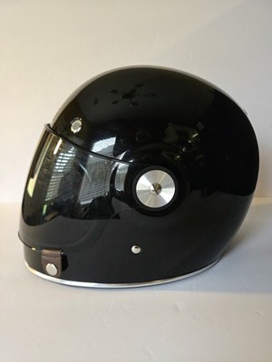 Bell Bullitt Motorcycle Helmet High Gloss Black XL Full Face Model P401