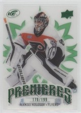 2024-25 Upper Deck Ice Premieres Emerald Green 176/199 Aleksei Kolosov #186 03uh