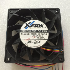 XFAN RGM1238B4-A34AG01 DC48V 0.60A 12038 12cm 4-wire chassis inverter fan