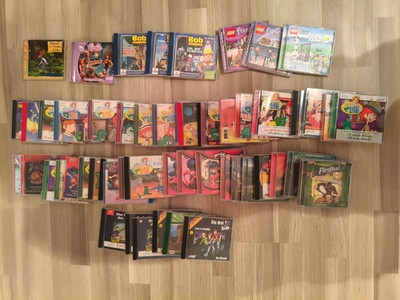 59x Kinder Hörspiel CDs | Hexe Lilli | Bob der Baumeister | LEGO Friends