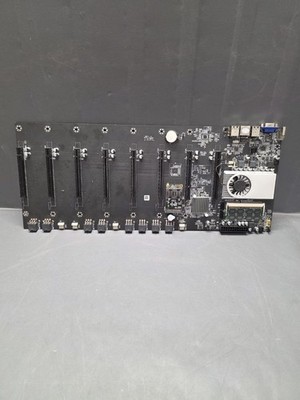 BTC-T37 V1.1 Mining Motherboard 8× PCIe DDR3 w/ RAM & Onboard CPU