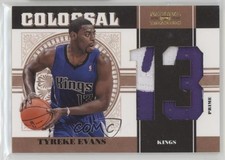 2010-11 Playoff National Treasures Jersey Number Prime 4/10 Tyreke Evans #21 8f4