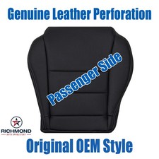 For 2005-2006 Acura Rsx Type-s-passenger Bottom Genuine Leather Seat Cover Black