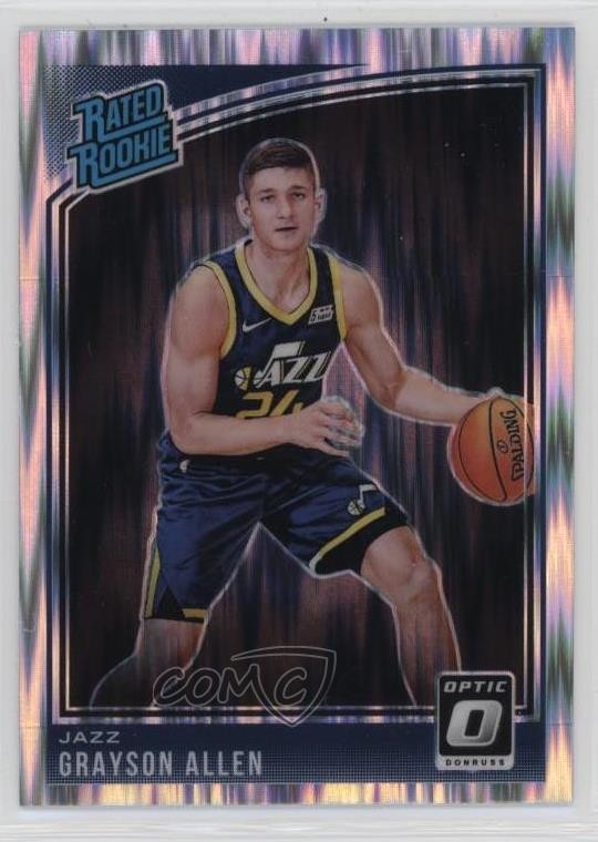 2018-19 Panini Donruss Optic Rated Rookie Shock Prizm Grayson Allen #156 00jz