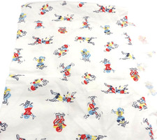 Football Players Flannel Fabric 11 x 36