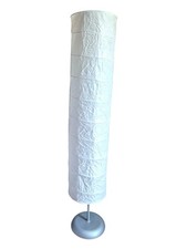 White Paper Floor Lamp Tube Light Modern Tall Standing Lamp E27 Living Room Bedr