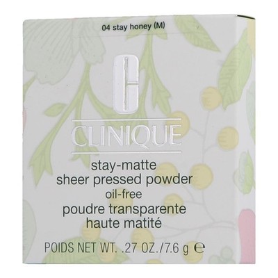 Clinique Stay-Matte Sheer Pressed Powder Classic 04 Stay Honey 7,6g