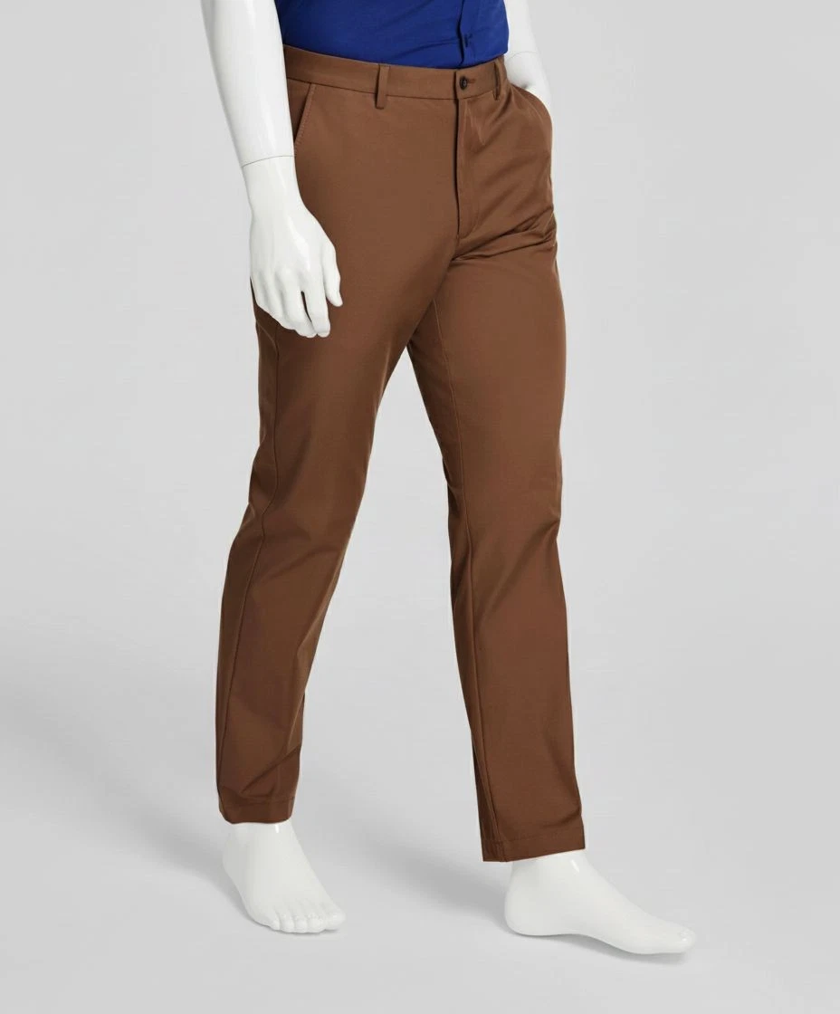 Michael Kors Men's Brown Classic Fit Stretch Performance Pants Size 40W 30L