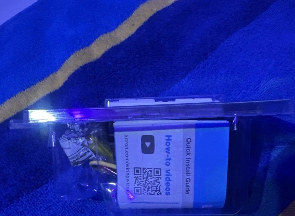 Control de ventilador y atenuador Lutron Maestro para LED regulables MACL-LFQH-WH nuevo Foto 3 de 4