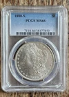 1880-S Morgan Silver Dollar PCGS MS66 — Flashy Surfaces Clean Fields Registered