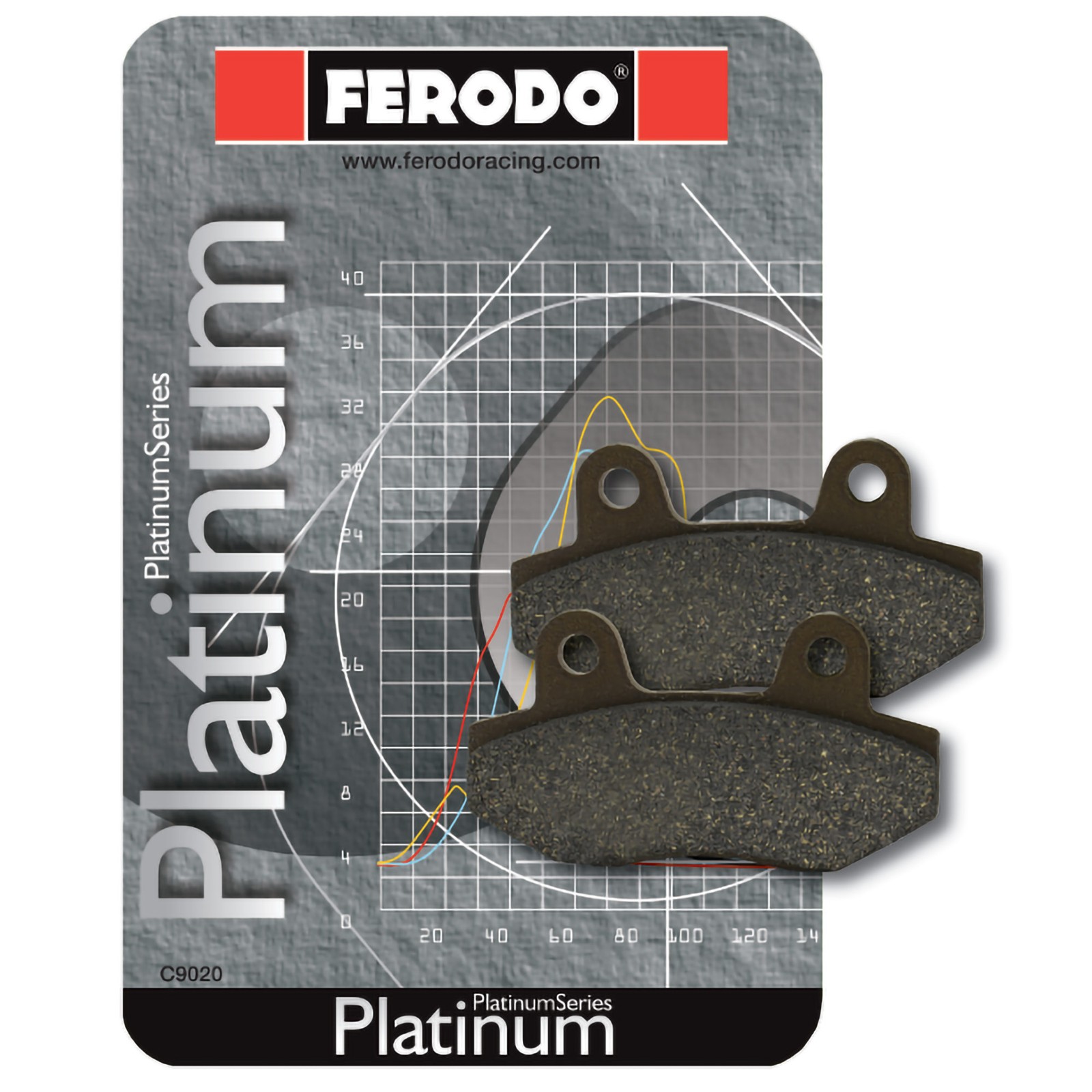 Ferodo FDB2125 Carbon Grip Platinum Front Brake Pads Fits BMW R1150 RT 2000