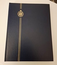 Empty Stamp Album Stockbook, Blue