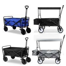 Bollerwagen Kinderwagen Sandstrand Picknick leicht Faltbar Handwagen Garten