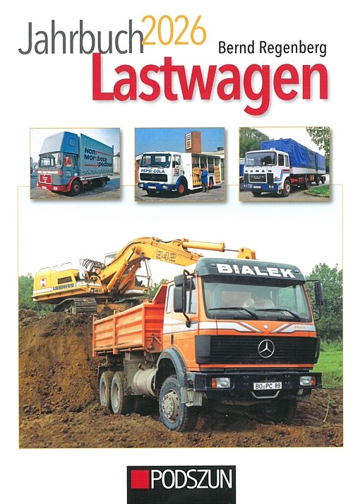 Jahrbuch 2026 Lastwagen LKW-Jahrbücher/Oldtimer/Youngtimer/Fotos/Buch/Roman/MAN