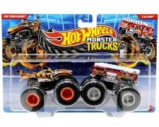 2025 Hot Wheels Demolition Doubles HW Tiger Shark VS 5 Alarm Monster Trucks