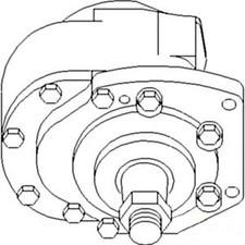 128191c91 Hydraulic Pump Fits Ih Fits Farmall Super H Super W4 300 350 Gas Tract
