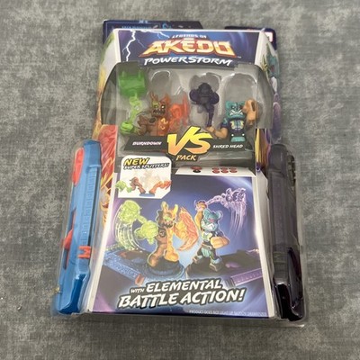 Legends of Akedo Power Storm Versus Pack   Burndown vs Shred Head [DAMAGED BOX]