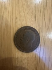 1905   One PENNY coin - KING EDWARD VII - bronze coin - VF to EF grade