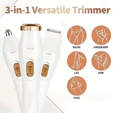 Multi-function Electric Shaver Cordless Painless Epilator Hair Remover Device