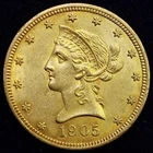 1905 $10 Dollar Liberty Head Gold Eagle Coin